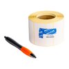 Полиэстеровая этикетка PET White TOP S8015 58 х 30 мм (1 ряд, 900 шт, втулка 40)
