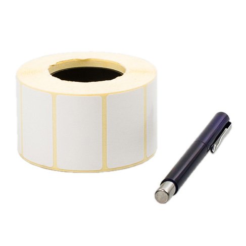 Полиэстеровая этикетка PET White TOP S8015 40 х 30 мм (1 ряд, 5000 шт, втулка 76)