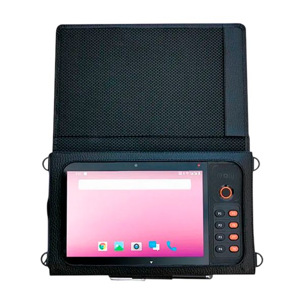 Чехол из натуральной кожи с регулируемым ремнем через плечо для Urovo P8100
