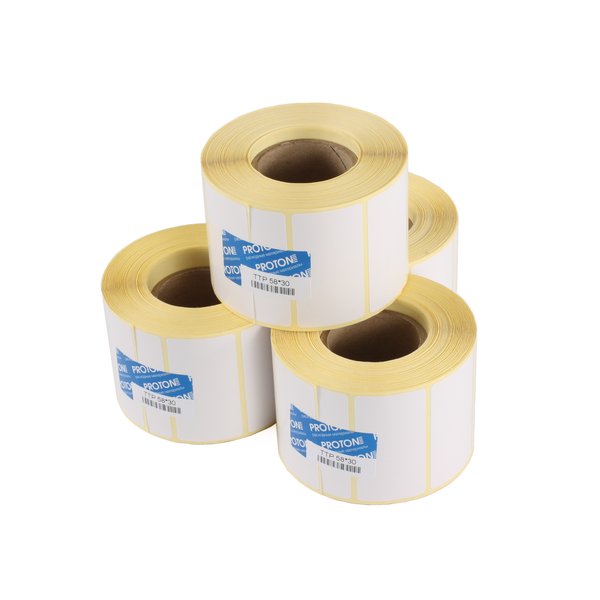 Полуглянцевая этикетка 105х210 мм